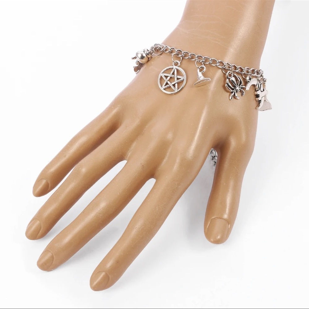 $5 Witch Charm Bracelet. New. $5 if bundled. Stainless steel - Picture 6 of 16
